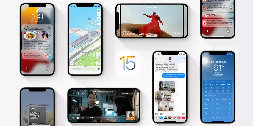iOS 15, iPadOS 15, watchOS 8 und tvOS 15 werden am 20. September veröffentlicht