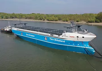 Das erste kabellose elektrische Frachtschiff wird ...