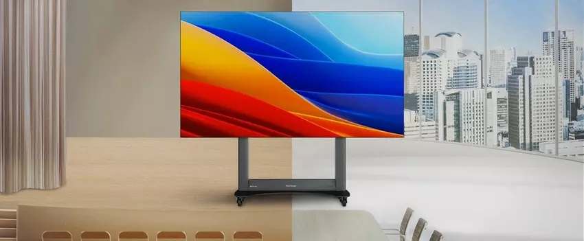 ViewSonic hat das faltbare 138″ Display LDS138-151 für Unternehmensveranstaltungen und Präsentationen vorgestellt