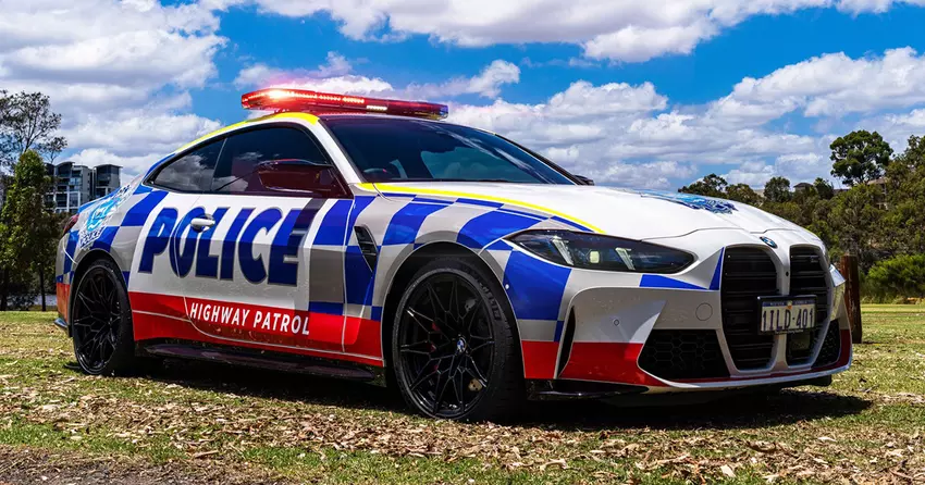 Die australische Polizei hat einen sportlichen BMW M4 Competition erhalten, der aber nicht auf Verbrecherjagd geht