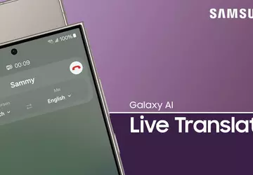 Die Live-Übersetzungsfunktion des Galaxy AI wird ...