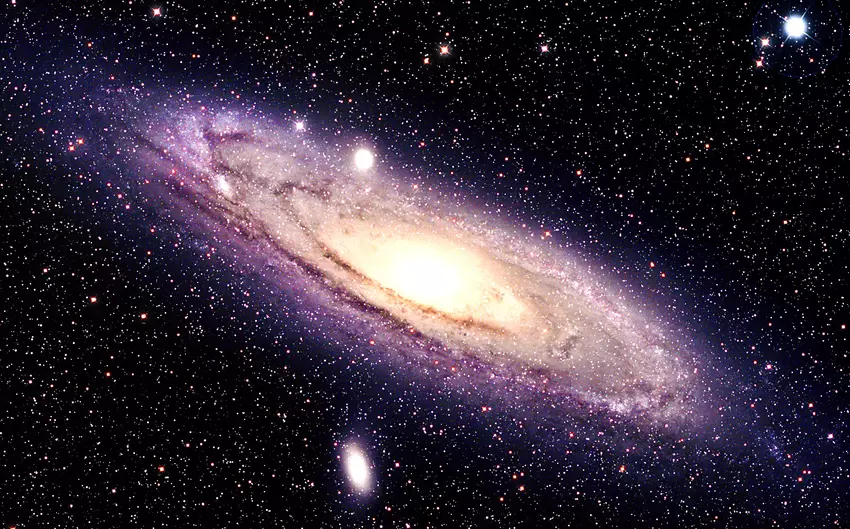 Galaktisches Gefecht - Wissenschaftler sahen, wie eine Galaxie einen Plasmastrahl auf eine andere schoss