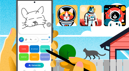 Die aktualisierte Funktion "Sketch to Image" für Samsung Galaxy S25-Smartphones ermöglicht es Ihnen, mit Sprach- und Textanweisungen zu zeichnen