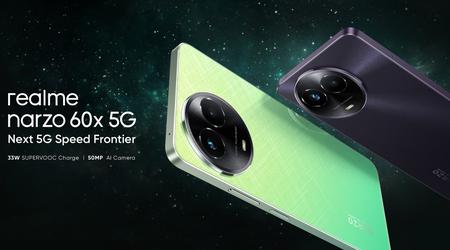 realme Narzo 60x 5G: 120Hz-Display, MediaTek Dimensity 6100 Plus-Chip und 33W-Ladung für $150