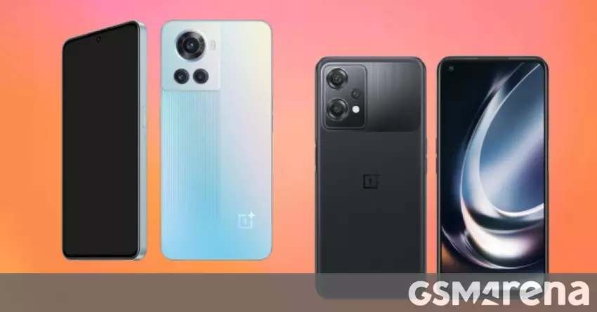 OnePlus Ace und Nord CE 2 Lite lecken in offiziellen Bildern