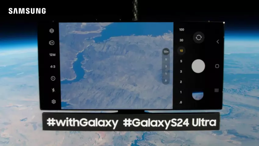 Samsung hat das Flaggschiff Galaxy S24 Ultra ins All geschickt