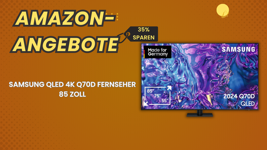 Samsung QLED 4K Q70D 85 Zoll TV – Gigantische 35% Kostensenkung!