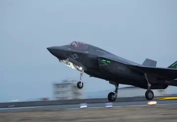 Die F-35B wurde bei einem Trainingsflug ...