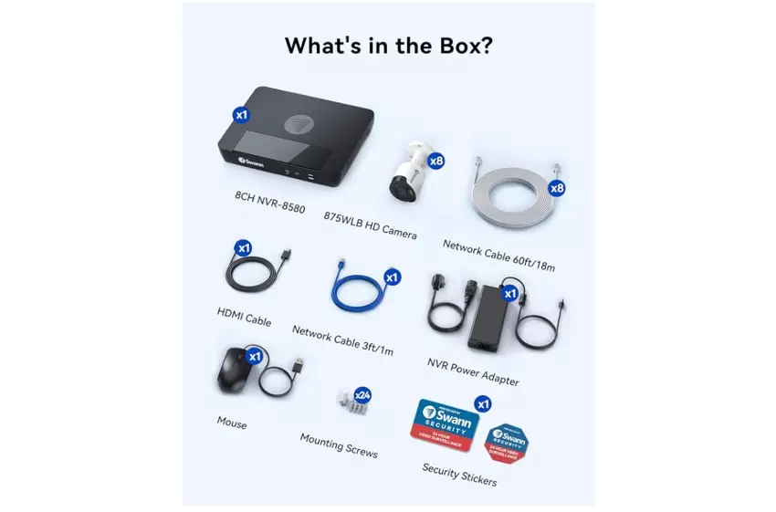 Swann 4K Master kabelgebundenes poe Sicherheitskamerasystem