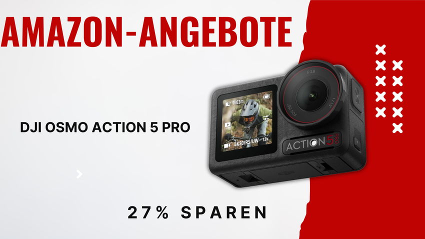 DJI Osmo Action 5 Pro Actionkamera – Erhalte 27% Nachlass und spare 104€!