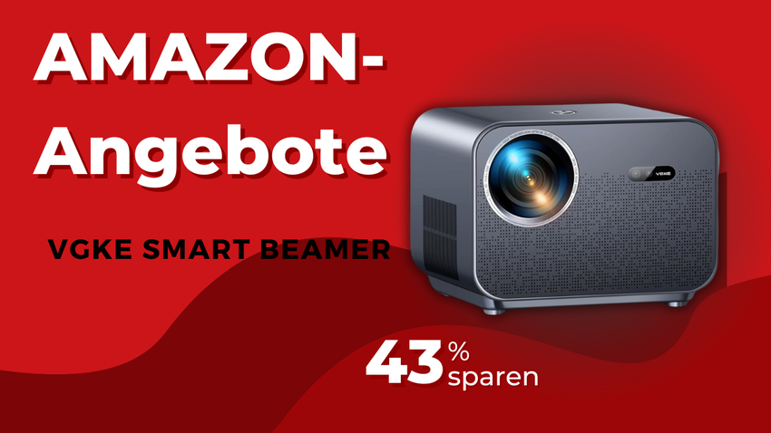 VGKE Smart Beamer 4K mit Netflix-Lizenz – Jetzt 190€ günstiger!