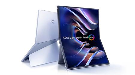 CES 2024: ASUS enthüllt den ZenScreen Fold OLED MQ17QH Monitor mit 17,3" flexiblem OLED-Display
