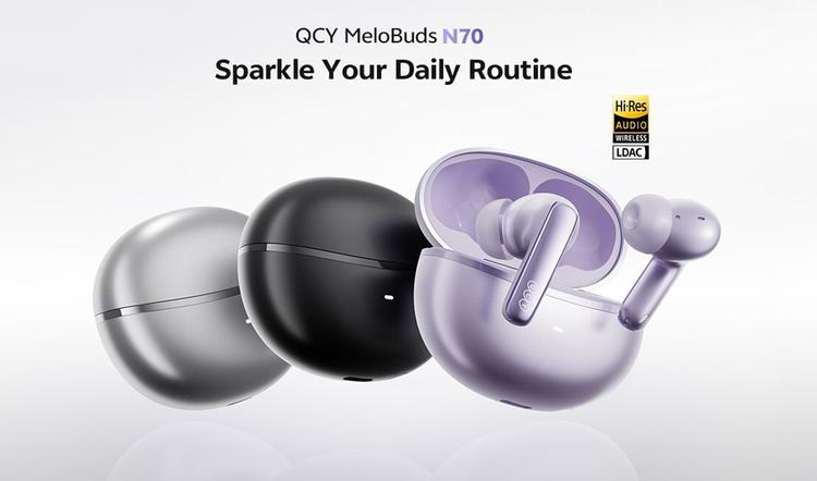 QCY MeloBuds N70: Drahtlose Kopfhörer mit ...