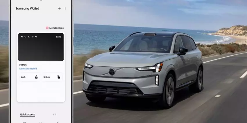 Besitzer von Volvo EX90 und Polestar 3 können Digital Key von Samsung nutzen