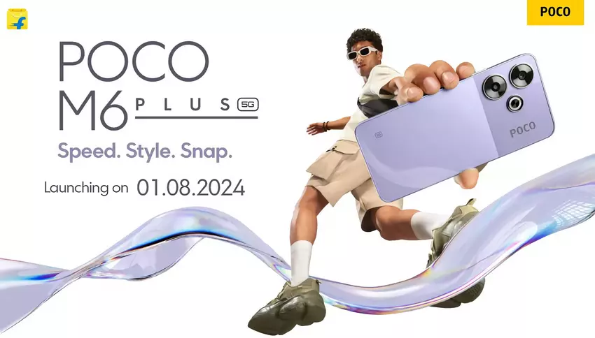 Es ist offiziell: Das POCO M6 Plus 5G mit einer 108 MP Kamera wird am 1. August auf den Markt kommen