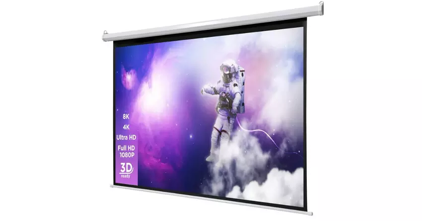 CELEXON Basic beste elektrische Beamer-Leinwand