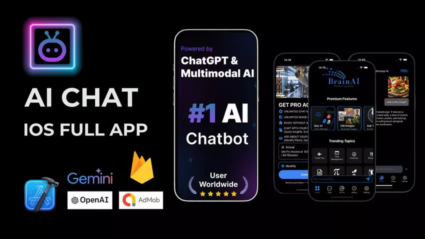 Das Kickstarter-Projekt von BrainStudio: iOS-App mit eigenem KI-Assistenten und Schritt-für-Schritt-Anleitung für SwiftUI
