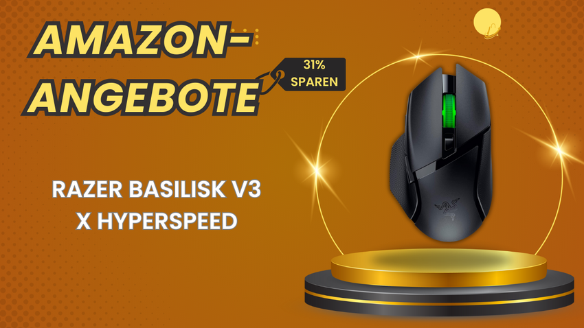 Razer Basilisk V3 X HyperSpeed Gaming-Maus – Spare jetzt 25€!