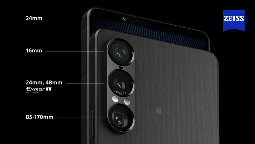Sony Xperia 1 VII Kameras. Illustration: Sony