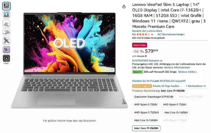 Lenovo IdeaPad Slim 5 Laptop