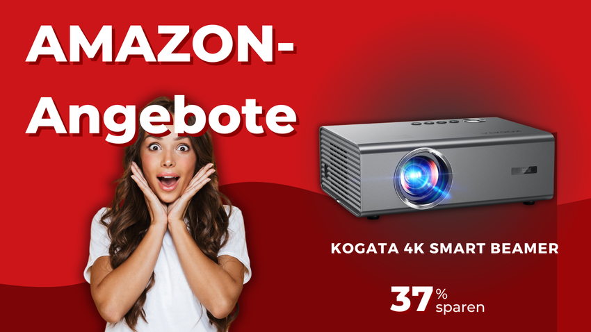 KOGATA 4K Smart Beamer – Jetzt 111€ sparen und Premium-Heimkino erleben!