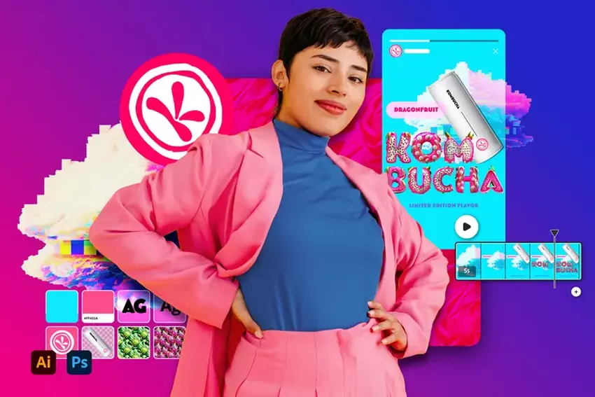 Adobe Express bietet jetzt auf künstlicher Intelligenz basierende Funktionen zur Erzeugung von Bild- und Texteffekten