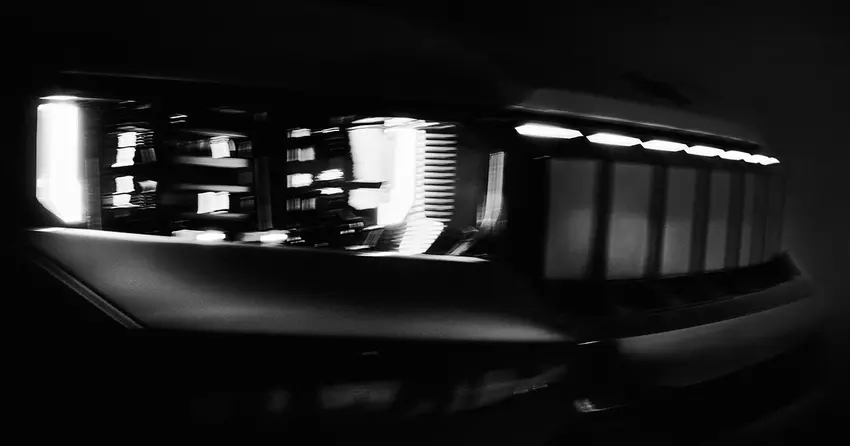 Der neue Jeep Compass hat seine LED-Scheinwerfer in Teaser-Bildern enthüllt