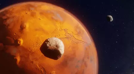 Mars könnte seine beiden Satelliten durch Zerreißen eines Asteroiden erzeugen