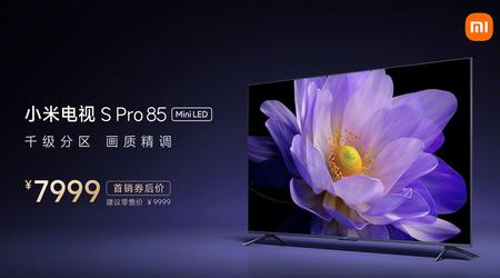Xiaomi TV S Pro 85 - großer Mini-LED-Fernseher mit 4K ULTRA HD, 144Hz und HDMI 2.1 Unterstützung zu einem Preis von $1100