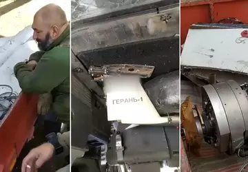 Die AFU erbeutete eine Kamikaze-Drohne Shahed-131 ...