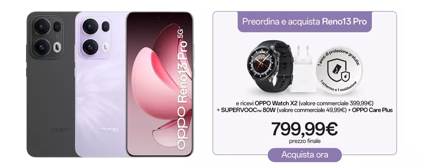 Oppo Reno13 Pro mit Sonderangebot