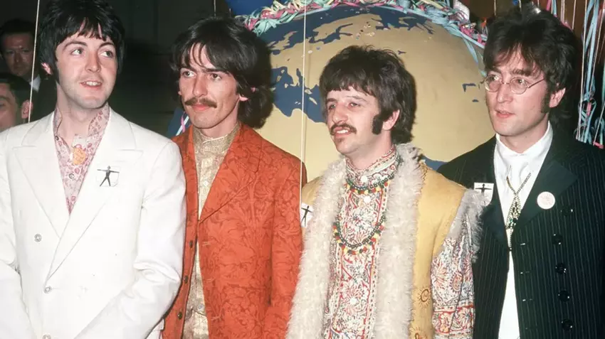 Die Beatles im Aufnahmestudio im Jahr 1967