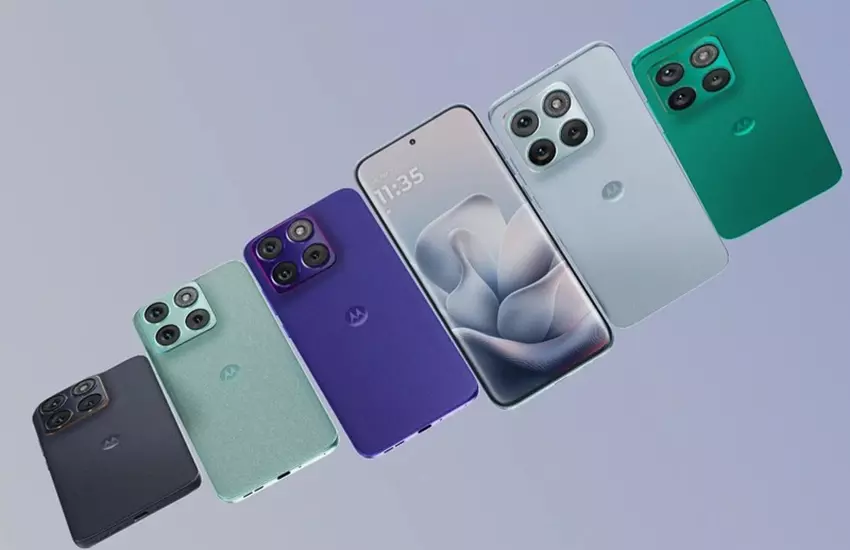 Motorola Edge 70 Fusion in verschiedenen Farben