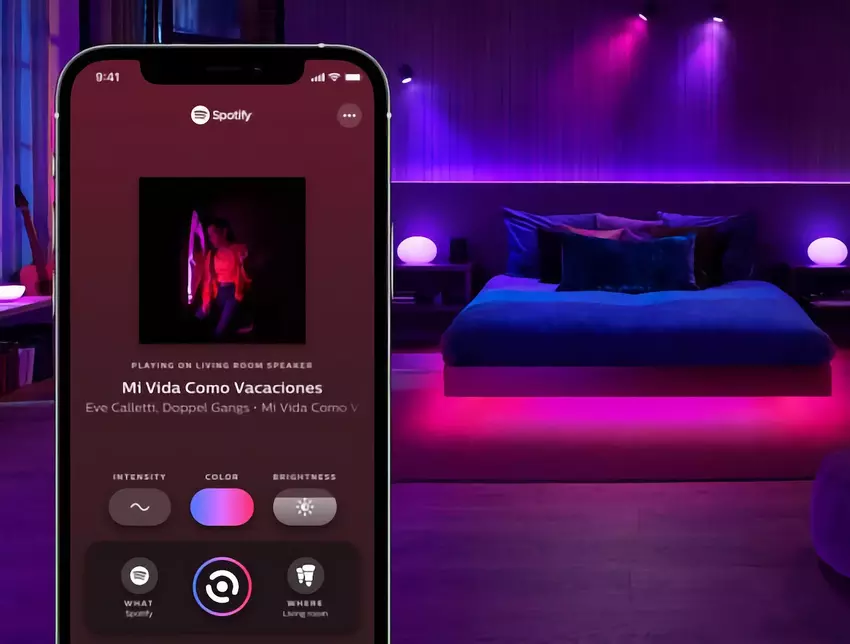 Philips Hue-Beleuchtung kann jetzt direkt mit Spotify synchronisiert werden