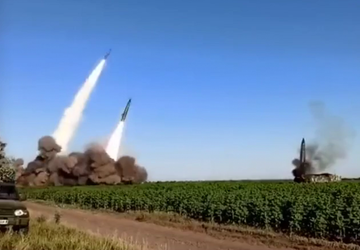 Die ukrainischen Streitkräfte zeigten einen spektakulären ...