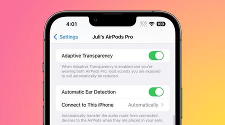 Was für eine Wendung: Adaptive Transparenz für AirPods Pro und AirPods Max in iOS 16.1 Beta entpuppt sich als Fehler