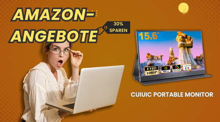 CUIUIC Portable Monitor 15,6 Zoll – Jetzt 30€ sparen!