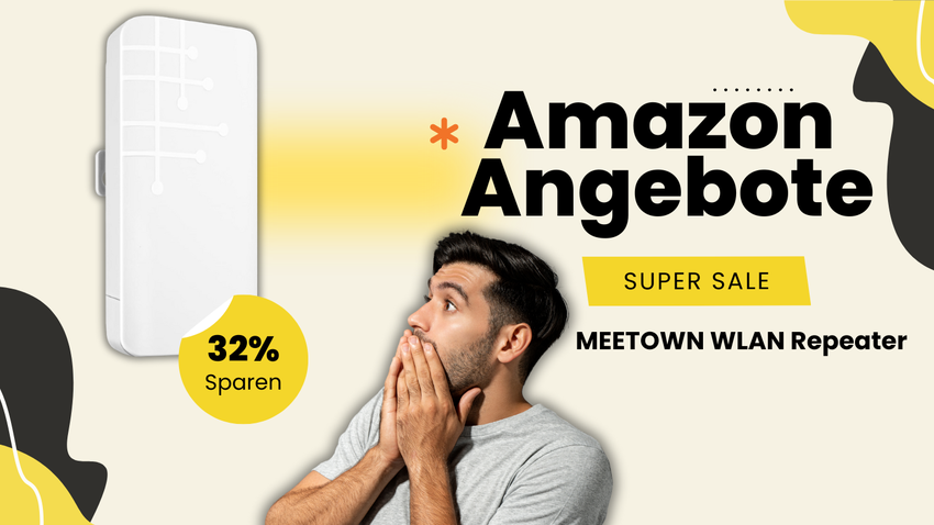 MEETOWN WLAN Verstärker Outdoor – Jetzt 32% reduziert!