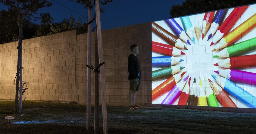 beamer für künstler als zeichenhilfe