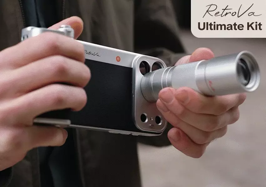 Teleobjektiv 2,35× Master Telephoto Extender auf iPhone