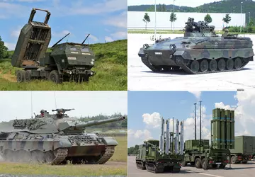 HIMARS, Marder 1A3, Leopard 1A5, IRIS-T ...