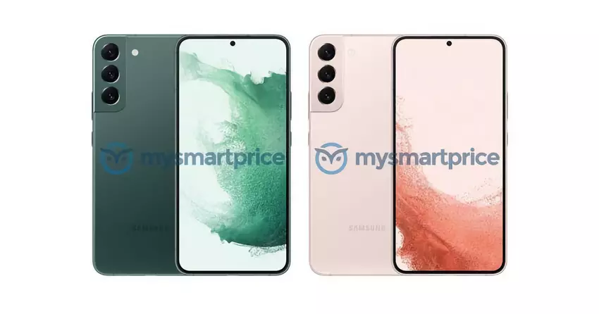 Samsung Galaxy S22+ erschien auf neuen Renderern in allen Farben