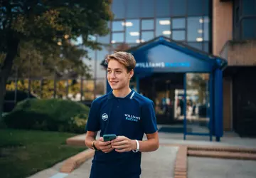 Williams-Rennen: Der ukrainische Kart-Champion Oleksandr Bondarev ...