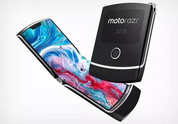 Das Motorola Razr (2019) Clamshell hat ...