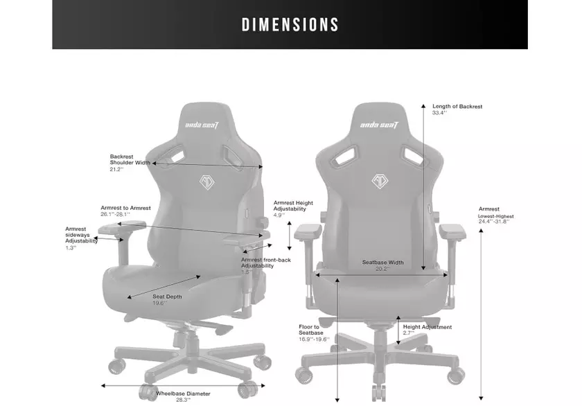 AndaSeat Kaiser 3 pro gamer stuhl marken