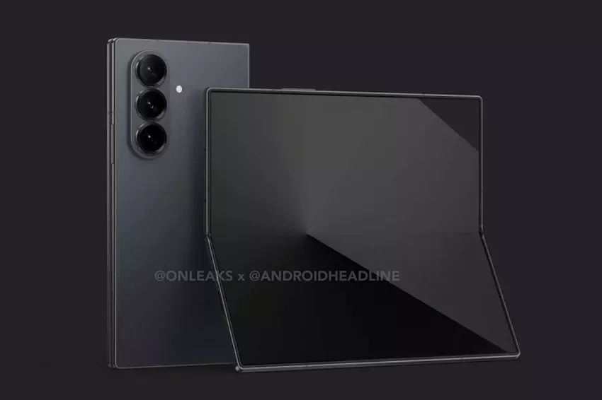 Galaxy Z Fold 7 durchgesickert Render