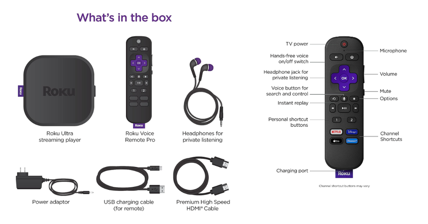 Roku Ultra Streaming Device streaming stick für projektoren