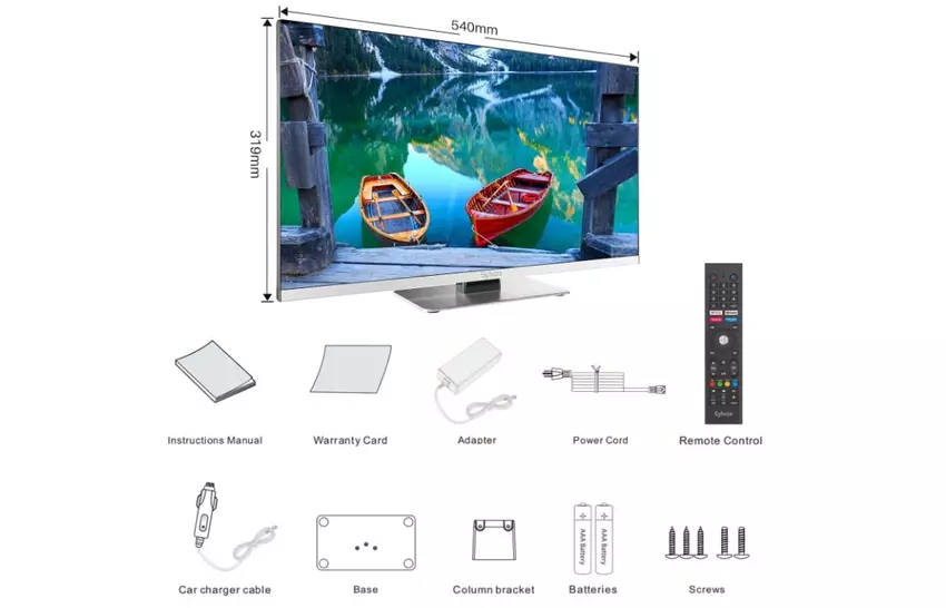 SYLVOX 24-Zoll TV LKW Übernachtung