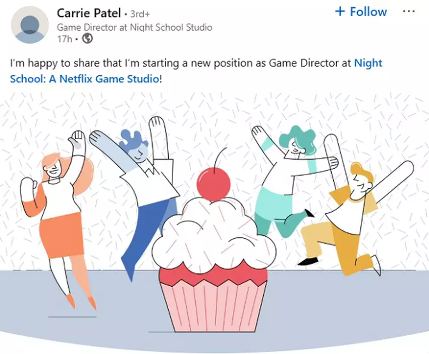 Kerry Patels Nachricht