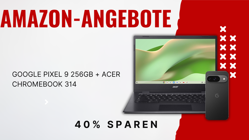 Google Pixel 9 256GB + Acer Chromebook 314 Bundle – Sparen Sie 499€ mit diesem Deal!